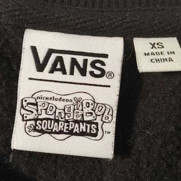 🌻Vans/Sponge Bob Women's Floral Neon Sweatshirt Size XS - Picture 6 of 9